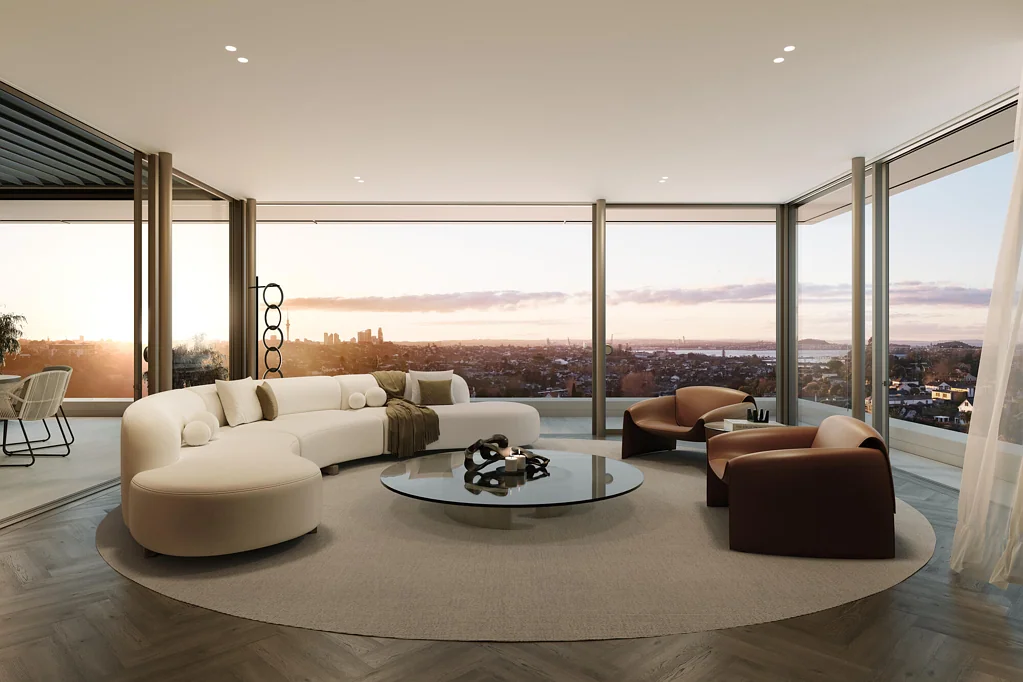 Remuera 3房  A rare penthouse masterpiece