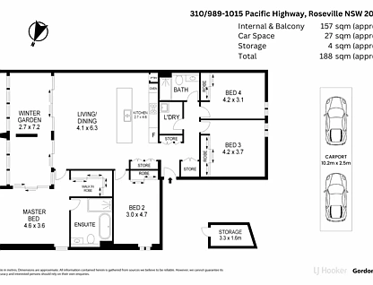 地址保密, Roseville, Upper North Shore, 4部屋, 2バスルーム, Apartment