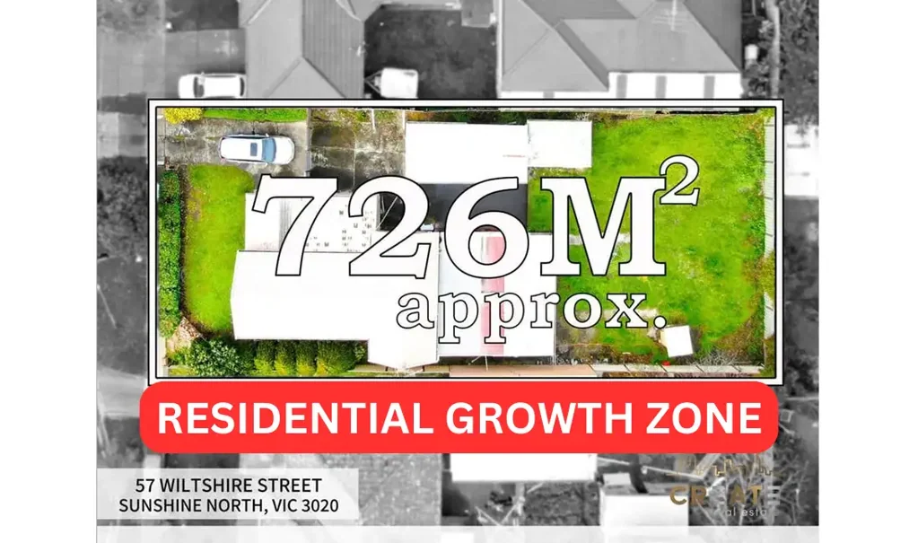 Sunshine North 3 Bedroom 726M2 (APPROX) RESIDENTIAL GROWTH ZONE - SUNSHINE NORTH