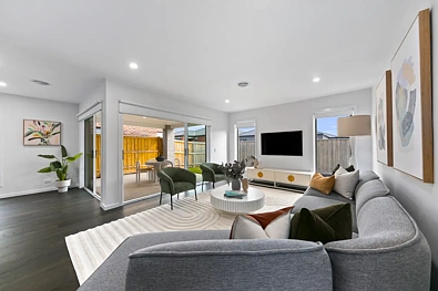 客厅 - 22 Melaleuca Boulevard, Beveridge, VIC 3753