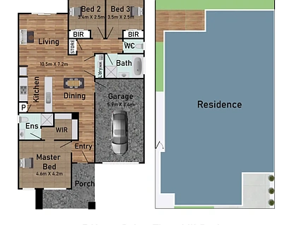 7 Harry Drive, Thornhill Park, North West Melbourne, 3 कमरे, 2 बाथरूम, House