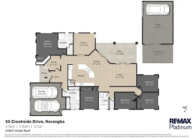 55 Creekside Drive, Narangba, QLD 4504, 5 slaapkamers, 2 badkamers, House