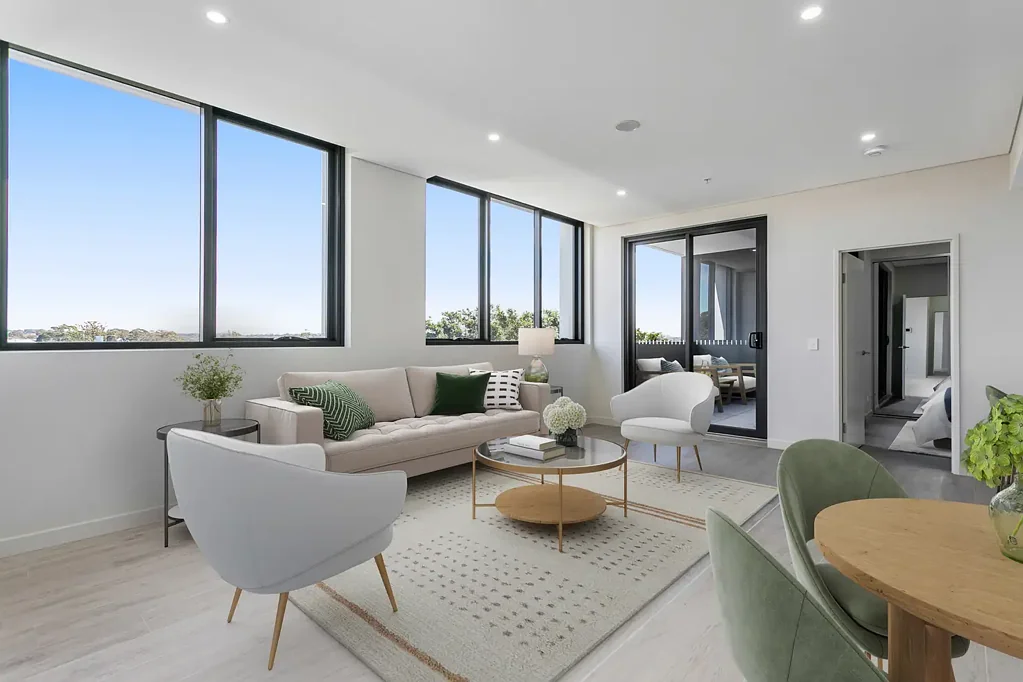 Luxury residences above the stunning greens