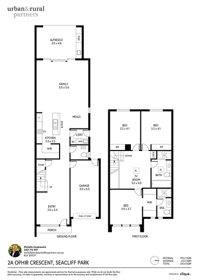 Plano ng Bahay - 2a Ophir Crescent, Seacliff Park, SA 5049