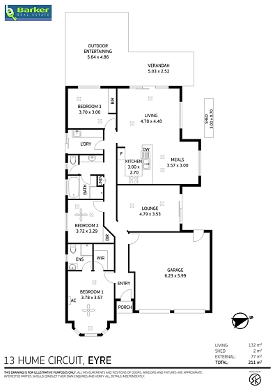 13 Hume Circuit, Eyre, SA 5121, 3房, 2浴, House