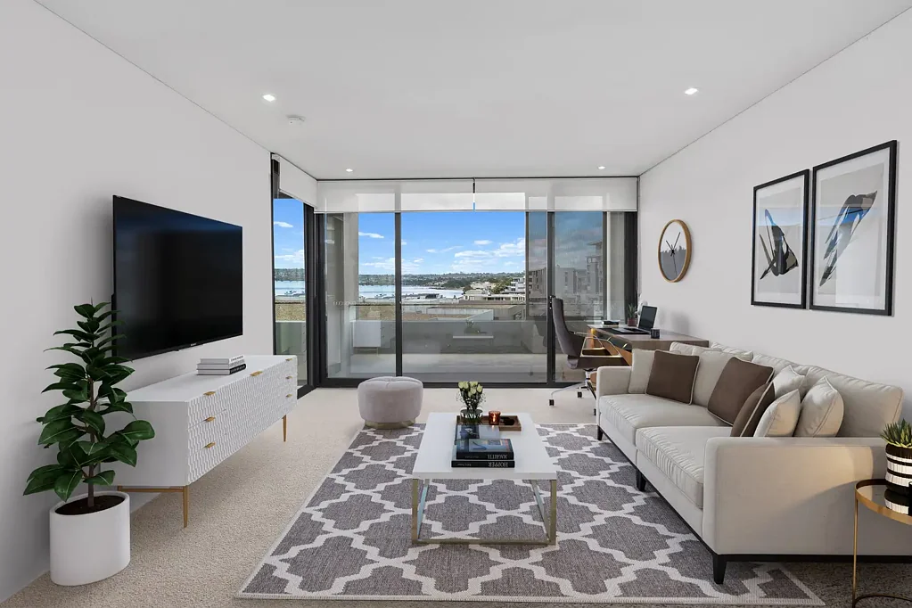 Mortlake 2 Bedroom Sunlit Sophistication with Panoramic Water Vistas