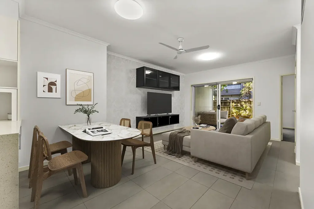 Hamilton 2房 带庭院的底层生活 Ground Floor Living with Courtyard