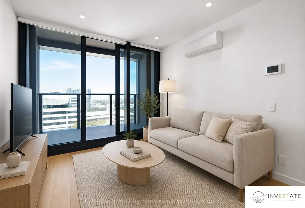Docklands 1બેડરૂમ Luxury Designed Apartment -  Melbourne Quarter with BAY AND CITY VIEW!!
