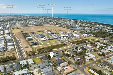 Aerial view - 175 Bluff Road, St Leonards, VIC 3223