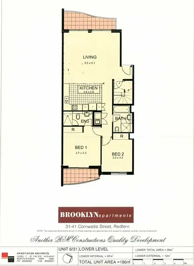6/31 Cornwallis st, Redfern, NSW 2016, 3 rūma, 3 rūma horoi, Apartment