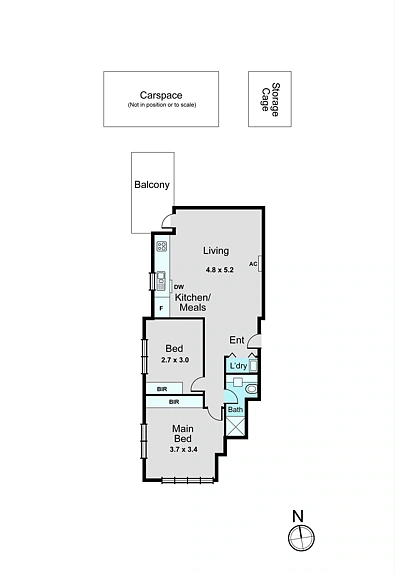 Floor plan - 101/495 South Road, Bentleigh, VIC 3204