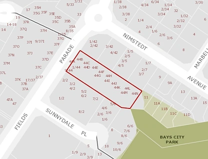 3/44 Fields Parade, Oteha, North Shore City, 2 રૂમ, 1 બાથરૂમ, Unit