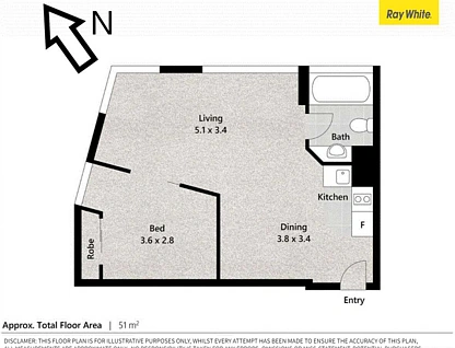 42/293 North Quay, Brisbane City, Brisbane - Inner City Region, 1 rūma, 1 rūma horoi, Apartment