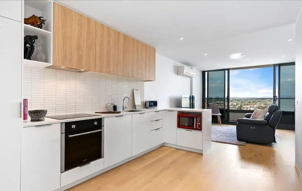 A luxurious apartment embraced by stunning views