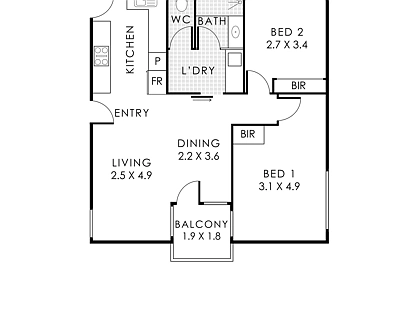 6/582 William Street, Mount Lawley, Perth CBD, 2 Kuwarto, 1 Banyo, Apartment