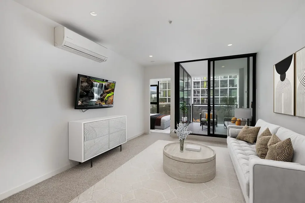 Abbotsford 2房 时尚河畔生活，宽敞、舒适、便利 Stylish Riverside Living with Space, Comfort & Convenience