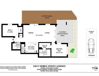 G01/11 Moree Street, Gordon, NSW 2072, 2 Kuwarto, 2 Banyo, Apartment