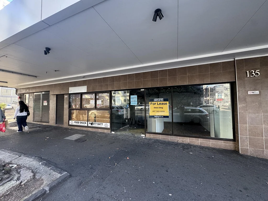 Auckland Central Prime CBD retail space for lease