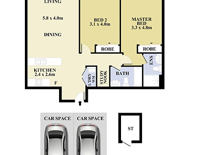 231/121C Jerralong Drive, Schofields, Outer Western Sydney, 2部屋, 2バスルーム, Apartment