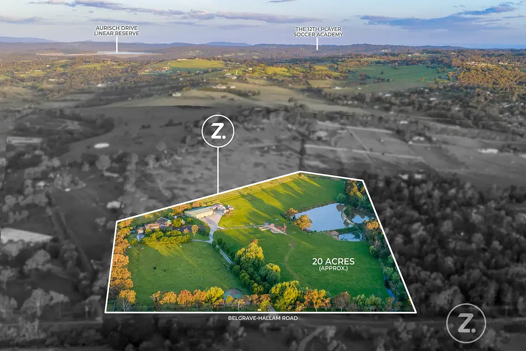 Narre Warren North 5房 20英亩庄园 私密奢华 主卧带水疗 开放式壁炉 厨师厨房 游泳池温泉 优越地段 宁静便利 Luxurious Family Oasis on 20 Acres with Pool, Tennis Court & Second Dwelling