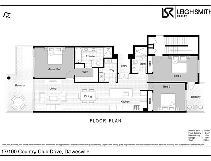 17/100 Country Club Drive, Dawesville, Mandurah, 3 غرف, 2 حمامات, Apartment