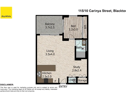 115/10-14 Carinya Street, Blacktown, Western Suburbs, 1房, 1浴, Apartment