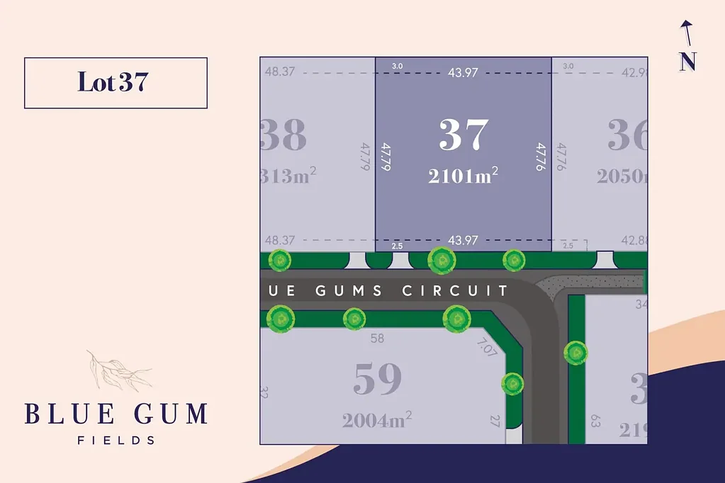 Kyabram LOT 37 STAGE 3A - BLUE GUM FIELDS ESTATE – SPACE, LIFESTYLE & CONVENIENCE