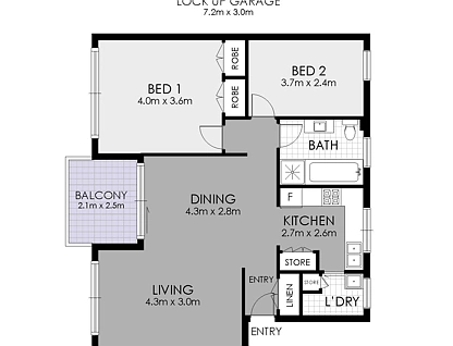 7/26 Belmore Street, Burwood, Inner West, 2 Schlafzimmer, 1 Badezimmer, Apartment