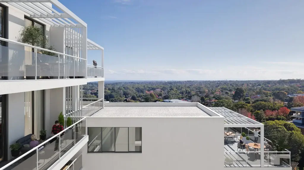Carlingford 2chambre North-Facing Luxury with Panoramic Views & Expansive Terrace