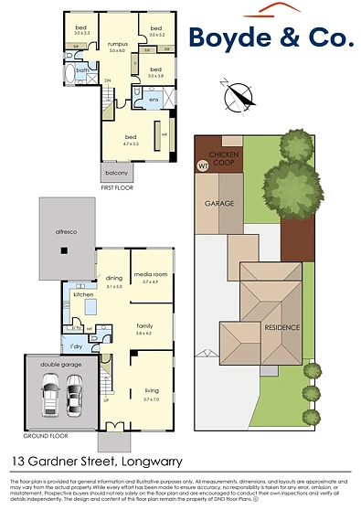Plano ng Bahay - 13 Gardner Street, Longwarry, VIC 3816