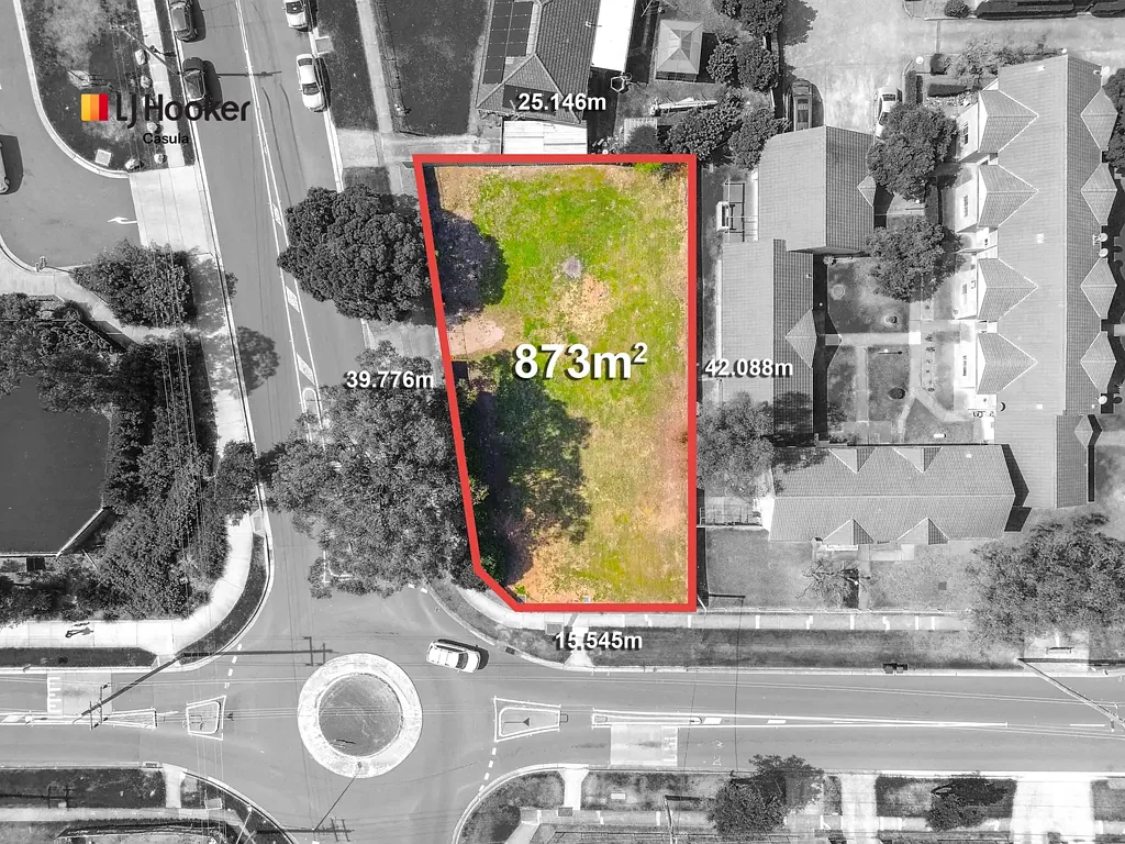 Lurnea 873SQM CORNER BLOCK WITH DA & CC APPROVED