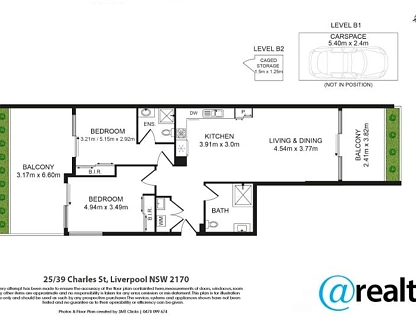 25/37-41 Charles Street, Liverpool, South Western Suburbs, 2房, 2浴, Apartment