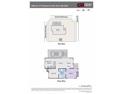 Unit 2, 18 Queen Street, Little Grove, Wheat Belt, 1 कमरे, 1 बाथरूम, House