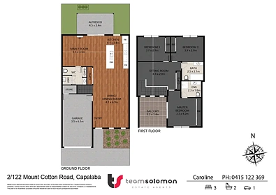 2/122 Mount Cotton, Capalaba, QLD 4157, 3 Bedrooms, 3 Bathrooms, Townhouse