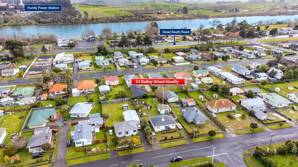 53 Bailey Street, Huntly, Waikato, 3 Schlafzimmer, 1 Badezimmer, House