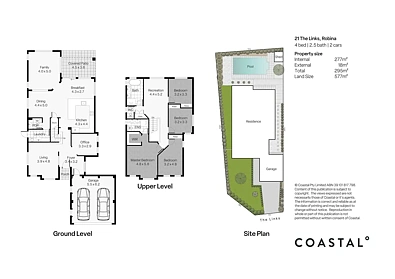 Floor plan - 21 The Links, Robina, QLD 4226