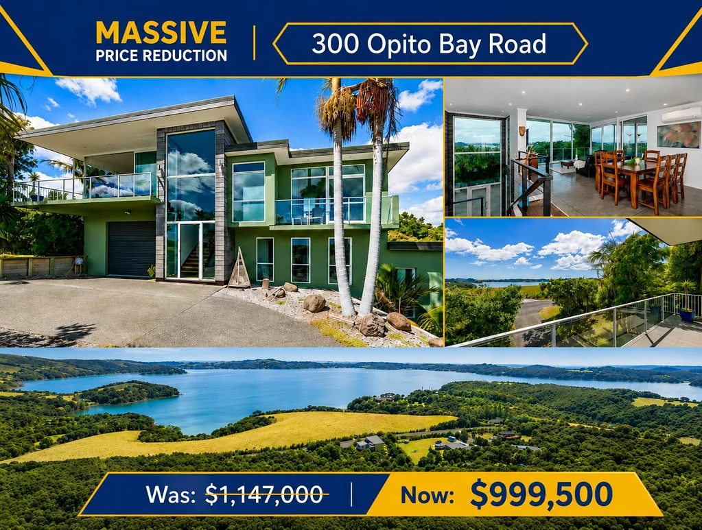 Kerikeri 4ห้องนอน Where the View Takes Over