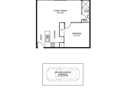 11/2 Goathlands Street, St Kilda East, Melbourne CBD, 1 ਕਮਰੇ, 1 ਬਾਥਰੂਮ, Apartment