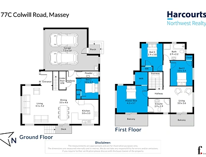 77c Colwill Road, Massey, Waitakere City, 4 ਕਮਰੇ, 2 ਬਾਥਰੂਮ, House