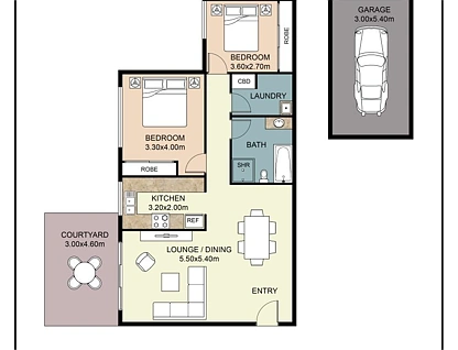 2/105-109 Albert Street, Werrington, Outer Western Sydney, 2 chambres, 1 salles de bain, Unit