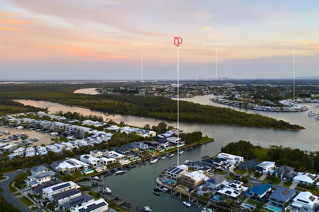 Coomera 5침실 Unrivalled Luxury With 60 Metres Of Rare North East Water frontage