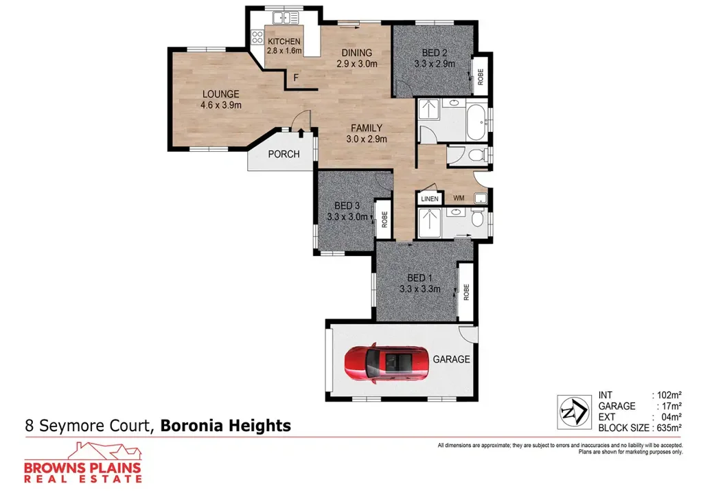 Boronia Heights 3房 Boronia Heights中心 三卧两浴 全围栏庭院 邻近公园学校 社区友好氛围 With Room For A Granny Flat, Offers Will Be Considered on this Investment Property.
