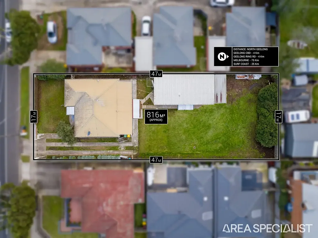 North Geelong 4 Slaapkamer Endless Potential on a Generous 817m² Allotment (Development Site)