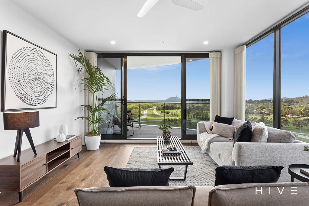Phillip  North-east Facing Spacious Apartment with Double Lock Up Garage!