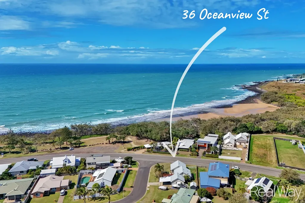 Bargara 4房  REDUCED - Ocean views on Oceanview Street, Bargara,  Coastal living at its finest!
