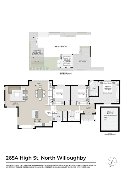 265A High Street, Willoughby, NSW 2068, 3房, 2浴, House