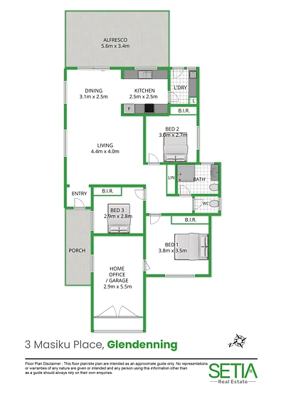 3 Masiku Place, Glendenning, NSW 2761, 3房, 1浴, House