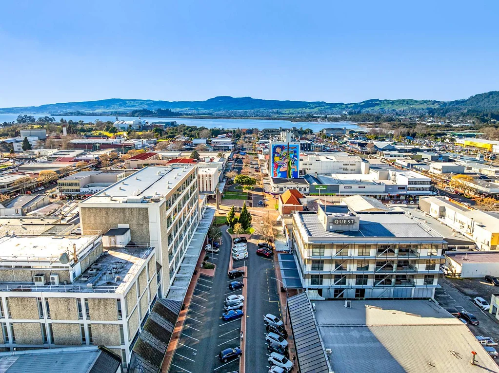 Rotorua Central 2બેડરૂમ North-Facing CBD Apartment