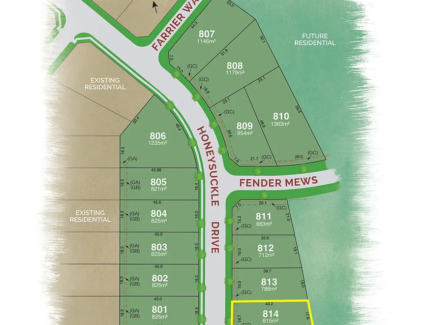 LOT 814 Honeysuckle Drive, Armidale, Tamworth, 0 ห้องนอน, 0 ห้องน้ำ, Section