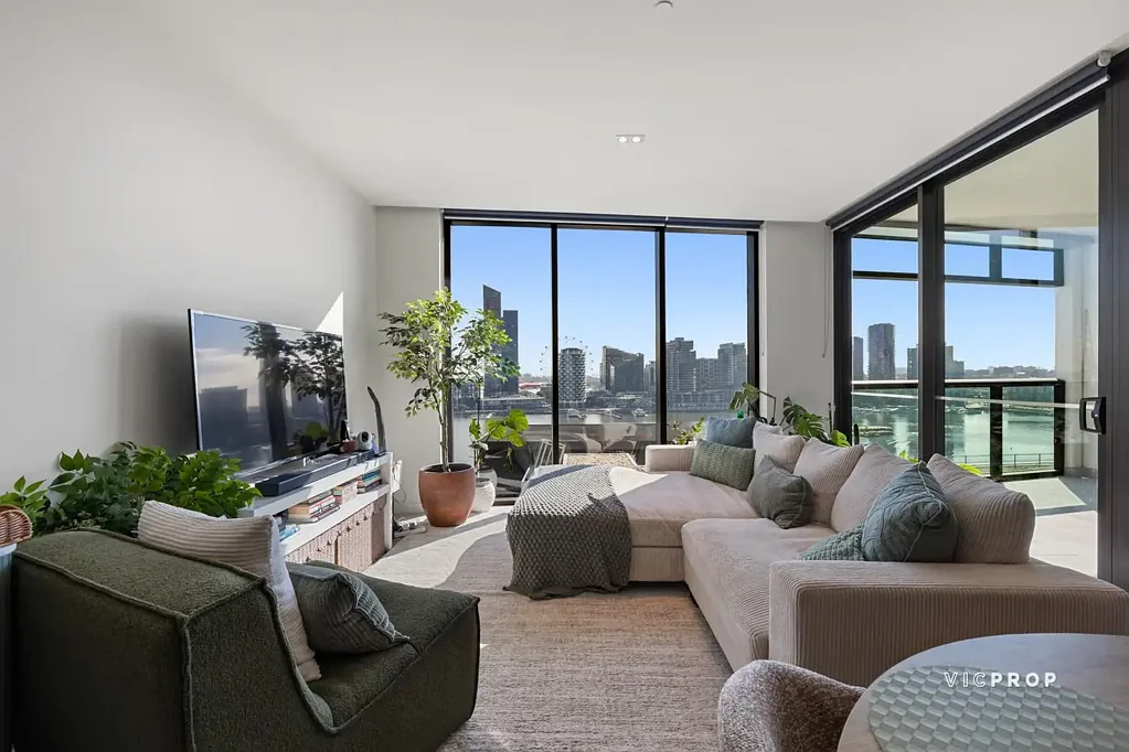 Docklands 2غرفة نوم Exclusive Entertainer with Style, Substance and Stunning Harbour Views